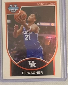 DJ WAGNER 2023-24 Bowman U Chrome 2007-08 Bowman X-fractor 07B-3 Kentucky - Picture 1 of 2