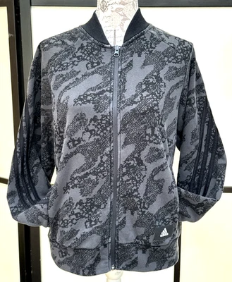 Chaqueta para mujer ADIDAS ropa deportiva Future Icons estampado animal 3 rayas talla mediana Foto 1 de 4
