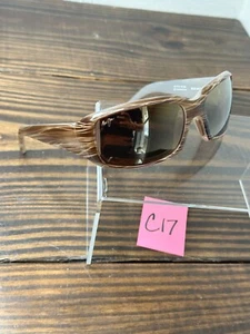 Gafas de sol Maui Jim Blue Water MJ-236-25C marco marrón a rayas con lentes marrones - Imagen 1 de 9