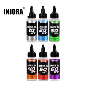 INJORA Silicone RC Car Shock Oil (10WT 20WT 30WT/ 40WT 50WT 60WT) - Picture 1 of 10