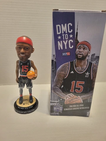 DMC To NYC 2015 NBA All-Star Demarcus Cousins Bobblehead Sacramento Kings Cover