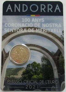 Andorra 2 Euro 2021 100 Jahre Madonna von Meritxell BU - Picture 1 of 2