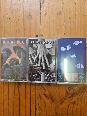 3 x ALBUMS BRITNY FOX Boys+BON JOVI Keep The+L.A. GUNS Hollywood CASSETTE TAPE - Image 1 of 4