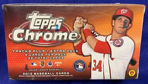2012 Topps Chrome factory sealed unopened Blaster box Bryce Harper - Picture 1 of 4