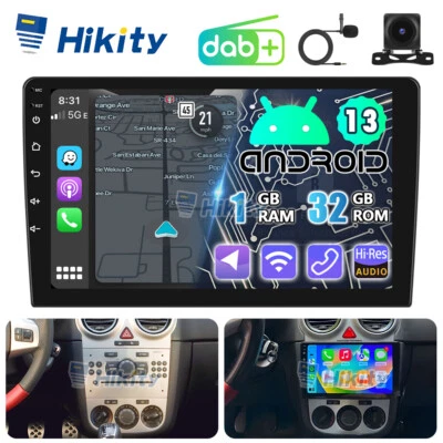DAB+ 9" Android Radio CarPlay GPS DSP Für Opel Astra H Corsa C D Antara Zafira B - Bild 1 von 4