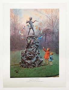 Peter's Friends, water colour by Margaret W Tarrant 1888-1959 reproduction print - Picture 1 of 1