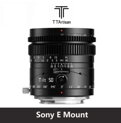 TTArtisan Tilt 50mm F1.4 Objektiv Vollformat Manueller Fokus für Sony E Mount - Bild 1 von 4