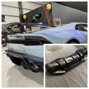 Carbon Fiber Rear Diffuser BodyKit For Lamborghini Huracan LP610-4 Mansori Style - Picture 1 of 10