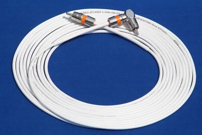 Mini Micro Subwoofer cable lead - Super-Shielded - Hum-Killer - 90 Degree - Image 1 of 4
