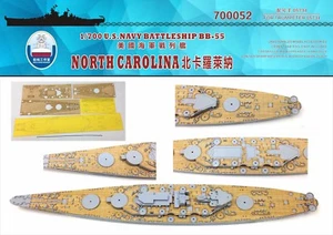 Shipyard 1/700 700052 Wood Deck USS North Carolina BB-55 for Trumpeter - Bild 1 von 1