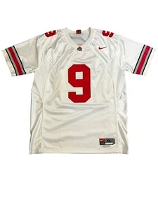 Ohio State Buckeyes Nike Jersey Y2K Sttiched #9 Size XL White NCAA - Picture 1 of 4