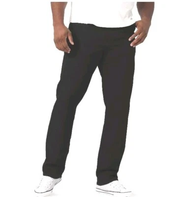 Pantalones Lee Para Hombre Grandes y Altos Movimiento Extremo Caqui Calce Recto Negros 52x28  Foto 1 de 4
