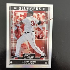 2023 Panini Three and Two Sluggers David Ortiz 37/50 No. S-DO Boston Red Sox HOF