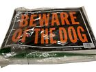 Beware Of Dog Sign-Dented