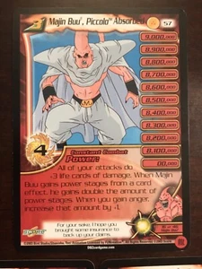Limited Majin Buu Piccolo Absorbed Non Foil Rare 57 DBZ Dragon BALL Z Score CCG - Picture 1 of 2