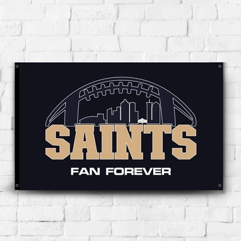 New Orleans Saints Fans 3x5ft Flag NFL Football Champions Banner Gift Wall Decor Cover