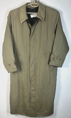 Trench Forrado Valentino Uomo Talla XL Mezcla Algodón Oliva Mezcla Lana - Muy Amado Foto 1 de 4