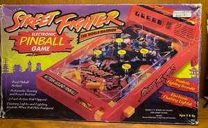 Capcom Kid Dimension STREET FIGHTER ELECTRONIC PINBALL GAME 100% COMPLETE W/ BOX - Picture 1 of 9