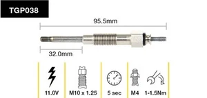 TRIDON GLOW PLUG TGP038 - Picture 1 of 1