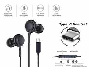 usb-c type c Handsfree Earphones for Samsung Galaxy S25 S25 Ultra S25+ - Picture 1 of 3