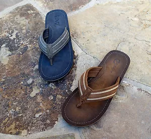 New MEN's RDVOL Beach Sandals Comfort Outdoor Flip Flop --"DESERT" - Picture 1 of 12