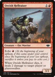 ORCISH HELLRAISER X 4 N/M- MODERN HORIZONS MAGIC THE GATHERING - Picture 1 of 1