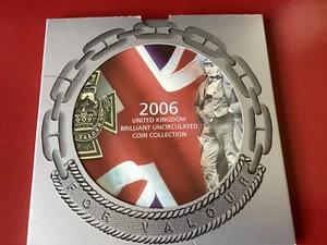 Royal Mint BU Brilliant Uncirculated Coin Year Set 2006 Brunel, Victoria Cross - Picture 1 of 9