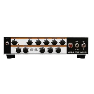 Orange Tour Baby 100 Portable 2 Channel Solid State White Guitar Amplifier Head - Image 1 of 4