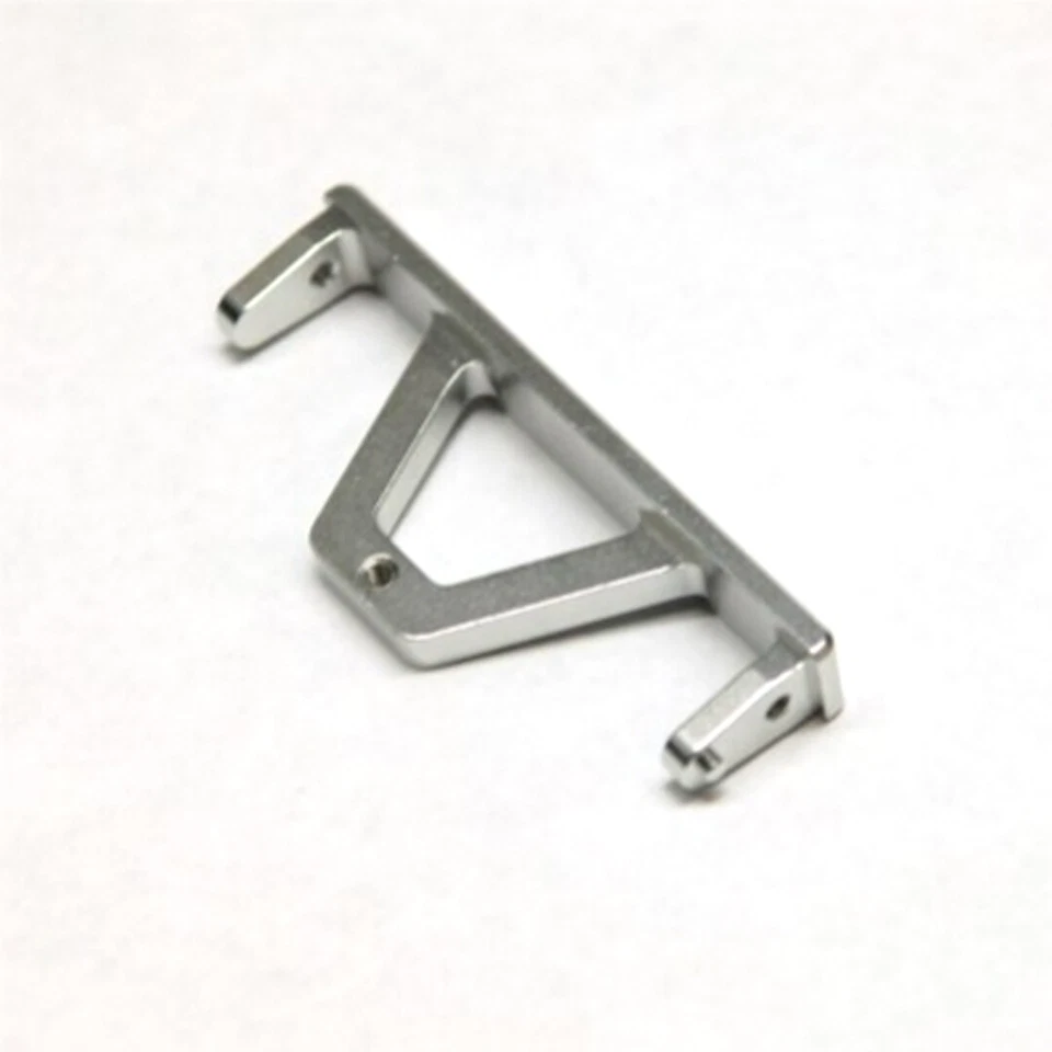 NEW STRC CNC Machined Aluminum Rear Chassis Rail Brace Silver : SCX10 / SCX10 II - Image 1 of 1
