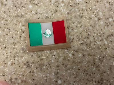 Riddell Speed Flex Football Helmet 3M Chrome Mexico Flag Decal Sticker