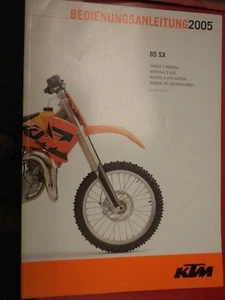 2005 KTM 85 SX Owner's Manual!!! - Bild 1 von 1