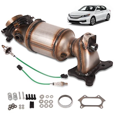 Convertidor catalítico con sensor O2 para Honda Accord 2008-2012 Acura TSX Foto 1 de 4