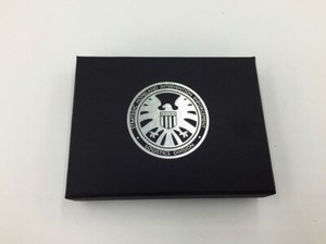 AGENTS OF S.H.L.E.L.D SHIELD BADGE ID CARD LEATHER WALLET HOLDER CASE