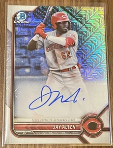2022 Bowman Mega Box Jay Allen Refractor Mojo Autograph Cincinnati Reds Auto - Picture 1 of 2