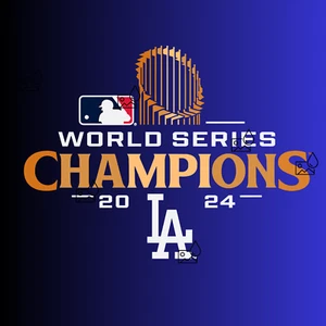 World series 2024 Dodgers Design in PNG with Transparent Background and in SVG - Picture 1 of 3