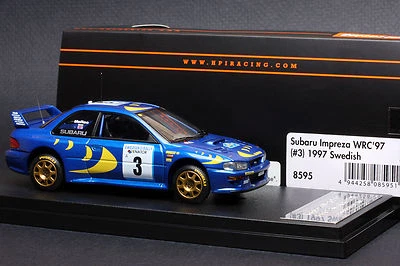 Subaru Impreza #3 1997 Swedish Rally - Colin McRae - HPI #8595 1/43 - Image 1 of 3
