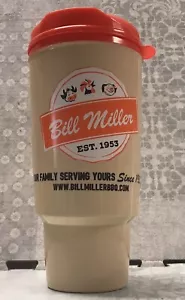 Thermo Serv Bill Miller Bar-B-Q 34oz Deluxe Texas Tea Bucket Travel Cup Mug USA - Picture 1 of 11