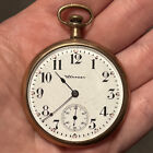 Vintage Hampden Pocket Watch Size 8 7J Not Running Engraved On Case 