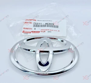 Genuine OEM Toyota Front Radiator Grille Emblem Chrome Logo Badge 75311-AC020 - Bild 1 von 6