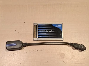 IBM EtherJet CardBus 10/100 Ethernet LAN PC Card PCMCIA Network Card 08L3148 - Photo 1/1