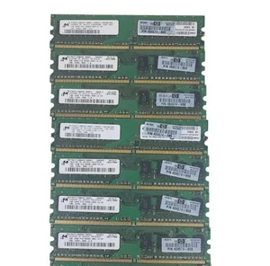 Micron (Lot of 7) MT8HTF12864AY-800G1 1GB 1RX8 PC2-6400U-666-12 Memory for HP - Picture 1 of 5