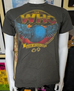 T-shirt band retrò The Who Live In Concert 1969 media classica rock bella - Foto 1 di 2
