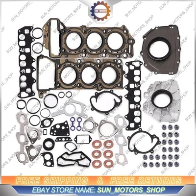Engine Head Overhaul Gaskets Kit For Mercedes-Benz CDI E350 C350 OM642 W204 C218 - Image 1 of 4