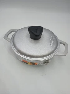 IMUSA Caldero Pentola Alluminio Fuso Lati Arrotondati Coperchio Manici 7"X3" 0,5 Qt  - Foto 1 di 5