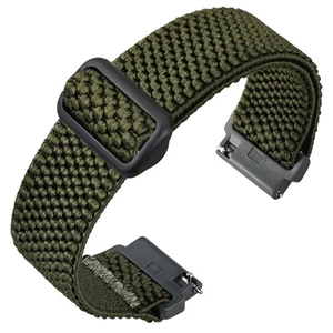 ANNEFIT Woven Nylon Watch Strap,16mm 18mm 19mm 20mm 22mm 24m, Men Watch Band - Bild 1 von 33