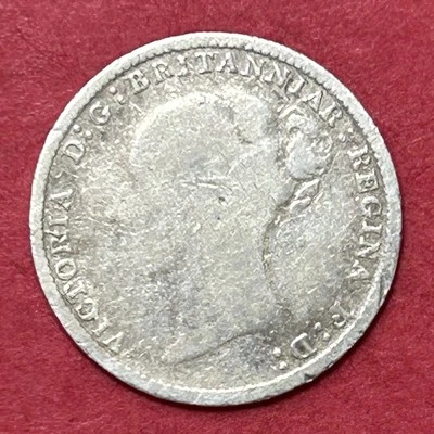 1881 Great Britain (UK) 3 Pence Silver Coin - Image 1 of 2