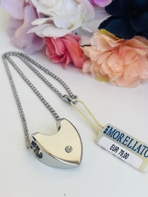 Collana Morellato Cuore Passante ♥️ Con castone E Diamantino - Immagine 1 di 4