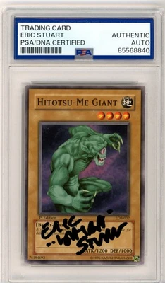 PSA Eric Stuart Hitotsu-Me Giant LOB-002 The Legend of Blue Eyes WD 1st Edition - Image 1 of 2