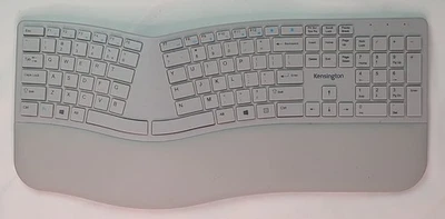 Kensington Pro Fit Ergo Wireless Keyboard Gray (K75402US) With Dongle! - Image 1 of 4