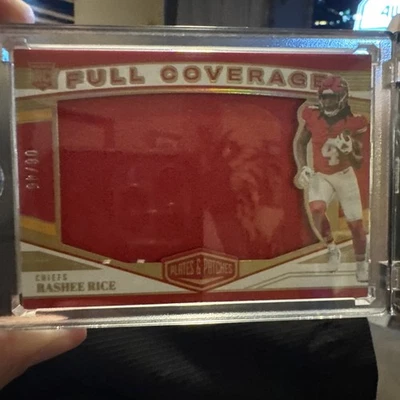 2023 Panini Plates & Patches Full Coverage Gold /45 Rashee Rice #FC-20 Rookie RC - Image 1 of 3